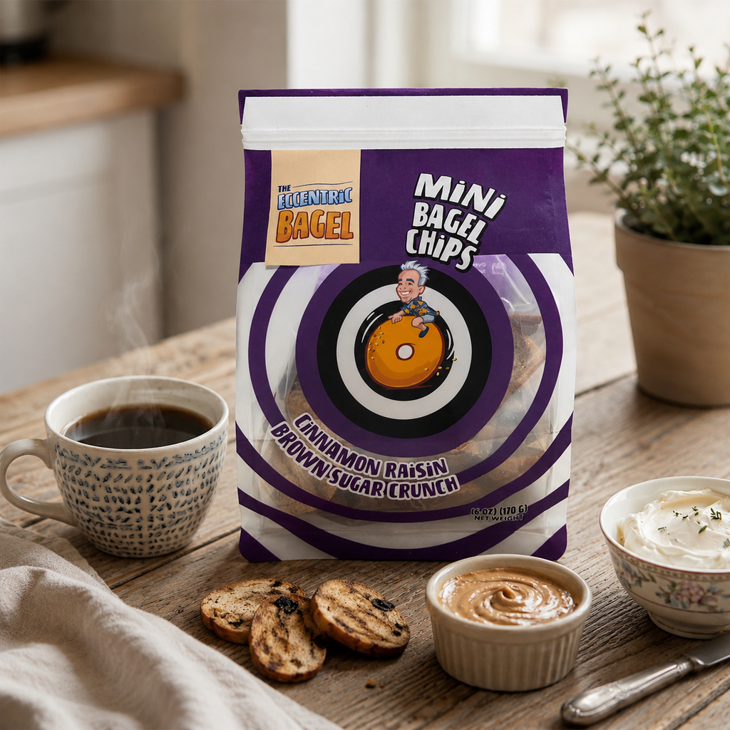 Eccentric Bagel Chips Variety Pack: All 5 Flavors